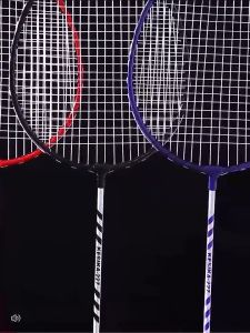 KESIKA Soft Handled Lightweight Badminton Racket Set With High Elastic Head Anti-Slip Shock Absorption Handle Outdoor Sport Leisure