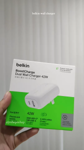 BELKIN BOOSTCHARGE DUAL WALL CHARGER 42W WHITE