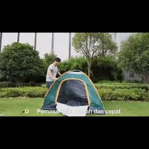 CHAMPS Tenda Camping Dewasa Rakit Jaring Anti Nyamuk 3-4 Orang - Tenda Camping Waterproof