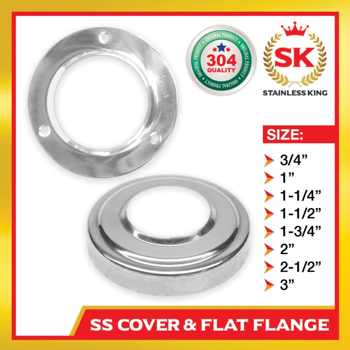 1PC Stainless Cover J-Type Round Flange Cover Tube Cover Tubular Foot ...