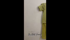 Setelan Baju Anak Perempuan Motif Kuromi Model Celana Cargo Buat Usia 1-10 Tahun