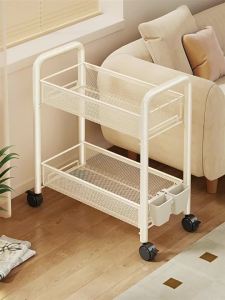 evesigar | Multifunctional Snack Storage Book Organization Rolling Cart