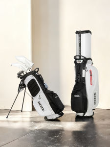 HELIX | Lightweight Durable Golf Travel Bag with Wheels and Stand