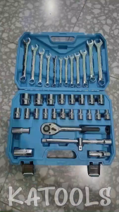 KATOOLS - Original Flyman 37pcs Socket Set Tools Set Combination Wrench 1/2 Drive