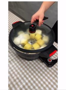 Multi-Purpose Electric Frying Pan & Hotpot Cooker with Micro Pressure 多用途微压电煎锅火锅两用锅