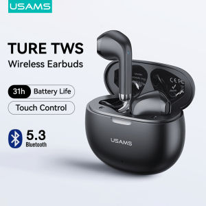 Usams turtws tai nghe không dây bluetooth 5.3 siêu kích thước nhỏ tai nghe không dây thể thao in-ear tai nghe nhét tai âm bass acc âm thanh vòm 3d earbuds USAMS-YO17