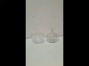 Toples Permen Toples Lebaran kaca Model Soga Toples Kacang Kuaci Permen Mirip Cristal MK78