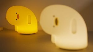 【🔥Rẻ】Đèn phát sáng sạc USB Why Duck đèn ngủ đèn để bàn decor đèn silicon quà tặng lưu niệm