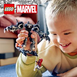 LEGO Super Heroes Marvel 76276 Venom Mech Armour vs. Miles Morales (134 Pieces) Super Heroes Toys (6 Tahun+)