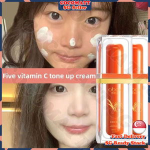 ❤️𝒔𝒈 𝒔𝒕𝒐𝒄𝒌❤️ Five vitamin c tone up cream / Whitening concealer cream / Five vitamin c natural makeup cream / VC素颜霜 / 五重维c素颜霜