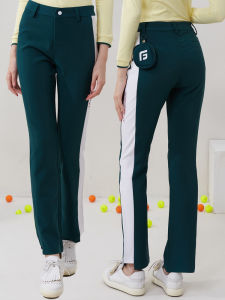 Quick-Drying Elastic Slim Fit Womens Long Golf Pants