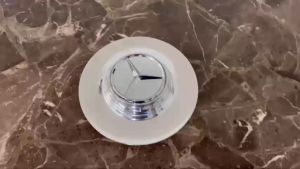 Logo chụp mâm ốp lazang bánh xe ô tô Maybach AL6001-T6 chất liệu nhựa ABS và hợp kim nhôm