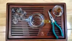 1 Lọc Lò Xo Thép Dành Cho Ấm Trà Thuỷ Tinh Chặn Bã Xác Trà - Dụng Cụ Lọc Trà Bằng Thép Không Gỉ