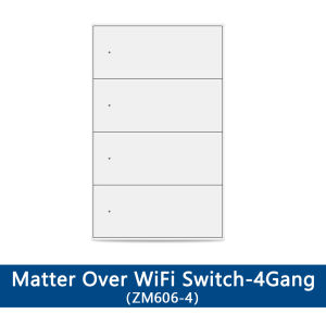 Công Tắc Thông Minh Zemismart Matter Over WiFi Nút Nhấn Tương Thích Với Google Home Và SmartThings Cần Dây Trung Tính Để Sử Dụng Tại Mỹ