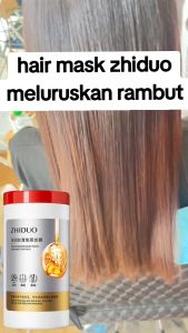 Zhiduo Hair Mask 1 KG Masker Pelurus Rambut Perawatan Rambut Rusak Kering Bercabang & Frizzy