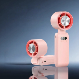 Portable Mini Handheld Air Conditioner Fan Cooling Neck Hanging Wireless USB Charging Small Air Cooler Quiet High Wind Power