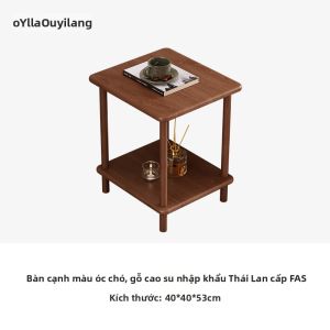 OYIla | Bàn Đỡ Phong Cách Retro Gỗ Thật cho Phòng Ngủ