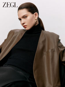 ต่างหูไข่มุกทรงเรขาคณิต ZEGL ต่างหูแบบตกแต่งสำหรับผู้หญิง สไตล์เกาหลี ทองแดงผสมอุปกรณ์ประดับหู เครื่องประดับแฟชั่น