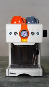 COD Gemilai Mesin Kopi Espresso Coffee Maker Frothing 15 Bar 1450W 10A - CRM3609