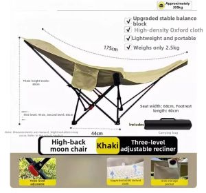 LIWAN | Foldable Outdoor Chair with Footrest