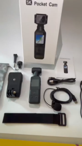 กล้องกายภาพ 4K ป้องกันฝุ่นและน้ำ สามารถถือได้ สะดวกพกพา ป้องกันการสั่น สำหรับการถ่ายภาพและวิดีโอภายนอก ความละเอียดสูง ความจุแบตเตอรี่ทนทาน