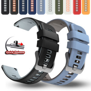 Silicone Sports Strap For Amazfit Active Max 48mm/Balance 2/Bip 6 5/GTR4 3 2 2e Bracelet For HUAWEI GT 6 Pro GT 6 5 4 22mm Bands