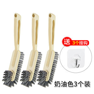 Double-Sided Long-Handled Shoe Cleaning Brush Soft Bristle Laundry Stain Removal Bathroom Multi-Purpose Household Tool