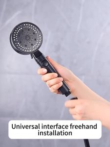 Shower Head Set shower with faucet 5-speed Pressurized Bathroom Shower Head Head With Hose