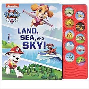 PAW Patrol - Land Sea and Sky! - 10-Button Sound Book