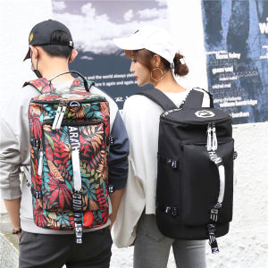 Womens Gym Bag Mens Dry Wet Separation Short Distance Travel Backpack Large Capacity Sports Backpack Lightweight Tote Luggage Bag