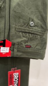 Celana Panjang Kanvas Pria Warna Army Reguler Standart Basic Halus Tebal Resleting YKK Berkualitas Kardianal