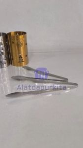 Penjepit Makanan Capitan BBQ Sayur Donat Food Tongs Clip Stainless Steel Premium Tebal Food Safe