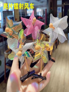 Baby Hair Clips Dance Class Kindergarten Windmill Shape Childrens Headwear Flea Market Small Goods Girls Fashion Accessories