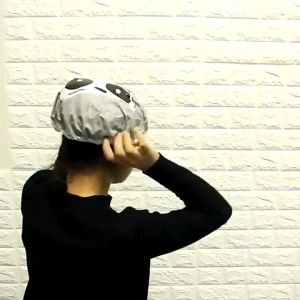 [MH] Shower Cap Karakter Dewasa Plastik Pvc Pelindung Kepala