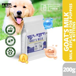 Pets Emporium PH Instant Goats Milk with Probiotics for Dogs and Cats replacer puppies kittens 200g Puppy Lab Esbilac Puppy Love Goat Milk Powder Goats Milk Powder Imported cosi milk one netherlands newborn puppy milk replacer enmalac 1kg 1kg milkone
