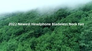 Portable Hanging Neck Fan Silent USB Rechargeable Fan  Leafless Fan Outdoor Summer Personal Cooling Office Fans