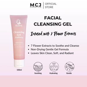 MCJ Facial Cleansing Gel 7 Flower Extracts for Smooth Hydrated and Radiant Skin 100ml