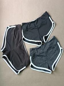 Foreign Order Fitness Shorts Female High Waist Nude Feel No Embarrassment Line Running Sports Quick-Drying Fashion Tape Yoga Hot Pants