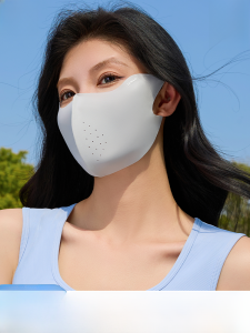 MiiOW | หน้ากากกันแดดแบบมีโครงสำหรับผู้หญิง MiiOW Cat ป้องกันรังสียูวีกลางแจ้งในช่วงฤดูร้อนปี 2025 หน้ากากกันแดดทรงสามเหลี่ยม