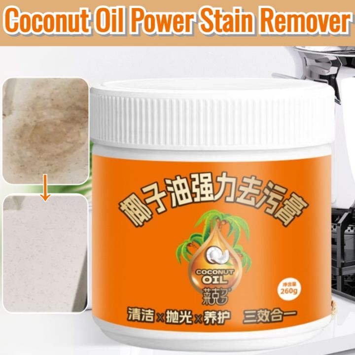 Coconut Oil Powerful Stain Remover Paste Powerful Stain Removal ...