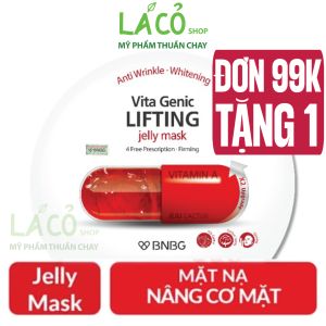 Mặt nạ BNBG Vita Mask vitamin C dưỡng da trắng sáng mờ thâm nám mặt nạ Hàn Quốc bnbg mask mặt nạ giấy vàng chanh 30ml