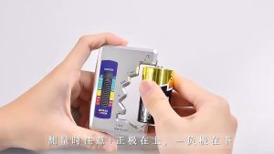 Máy kiểm tra dung lượng pin C/D/N/AA/AAA/9V 6F22 Pin cúc áo LR44 1.55V