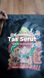 Tas serut - Stringbag Motif Karakter Anime 100% Waterproof (ANTI AIR)