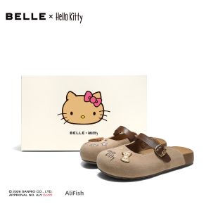 Belle | Collaboration HelloKitty Summery Loafers Half-Toe Shoes