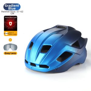 West Biking | Safety Helmet with Tail Light and Windshield for Bicycle