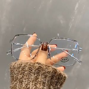 Zaman Now - Kacamata Anti Radiasi Gaya Retro / Eyeglasses Anti Sinar UV / Kacamata Petak Gaya Wanita Anti Radiasi