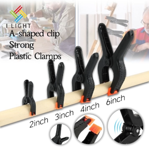 (Fast Delivery)A-shaped Strong Plastic Clamps 2/3/4/6 Inch Anti-Slip Woodworking Nylon Spring Clip