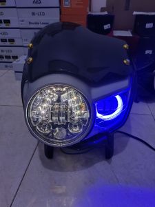 Lampu depan Tiger pc set visor + cove set daymaker 575 inch set daymaker mini 3 mata