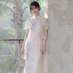 Stylish Traditional Cheongsam Dress Slim Waist