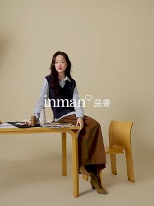 INMAN | Áo Len Dệt Kim Kiểu Cổ Điển